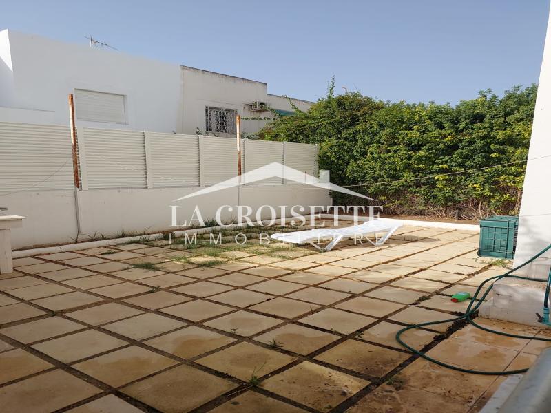 Appartement S+3 avec jardin à La Marsa